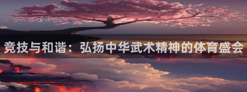 熊猫体育app官方入口：竞技与和谐：弘扬中华武术精神的体育盛会